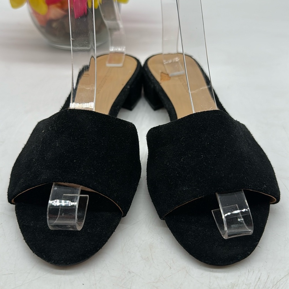 Banana Republic Black Flip On Slides Size 6.5 BSN5440A